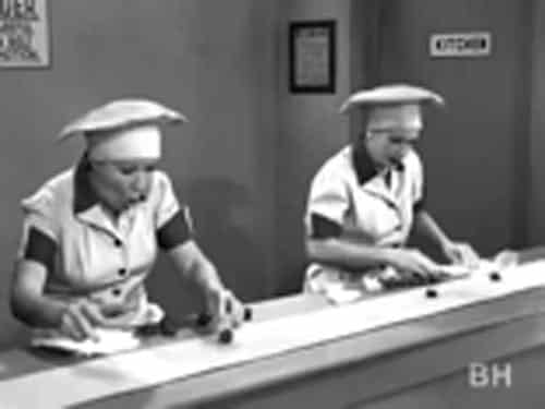 I love Lucy – job switching 1952