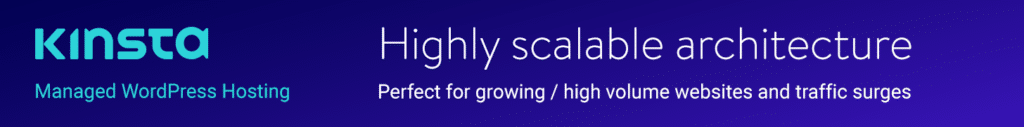 Managed WordPress Hosting by Kinsta