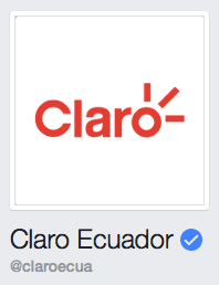 Facebook Claro Ecuador