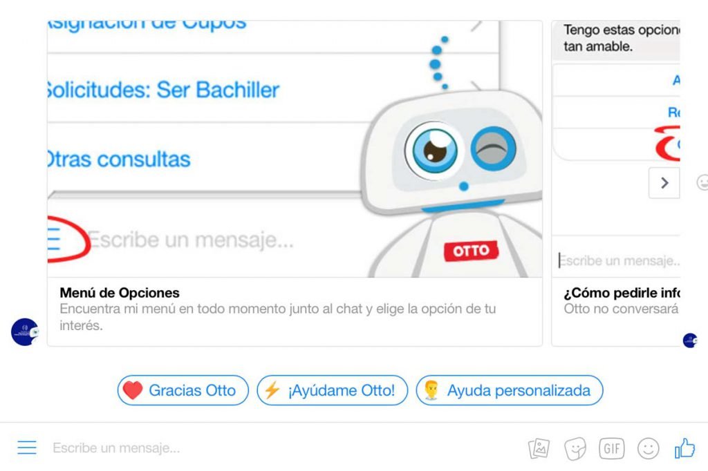 Que puede hacer por ti Otto el chatbot ecuador